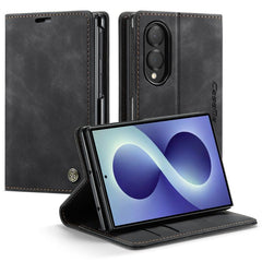 Funda de cuero multifuncional con tapa horiz...