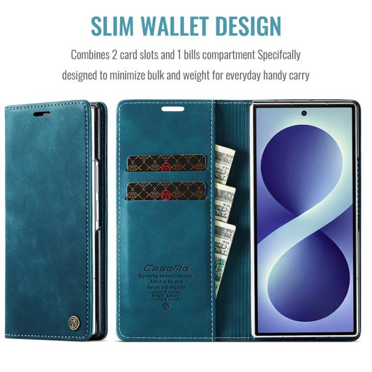Funda de cuero multifuncional con tapa horiz...