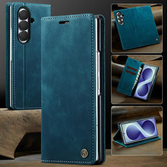 Funda de cuero multifuncional con tapa horiz...