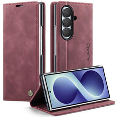 Funda de cuero multifuncional con tapa horiz...