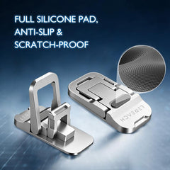 Soporte plegable portátil para portátil con soporte metálico invisible