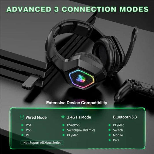 Over-ear Headset RGB Light E-sports Gaming Headphone