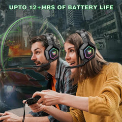 Over-ear Headset RGB Light E-sports Gaming Headphone