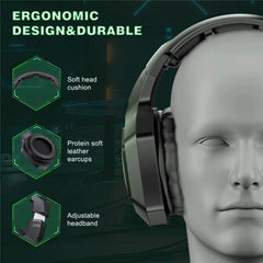 Over-ear Headset RGB Light E-sports Gaming Headphone