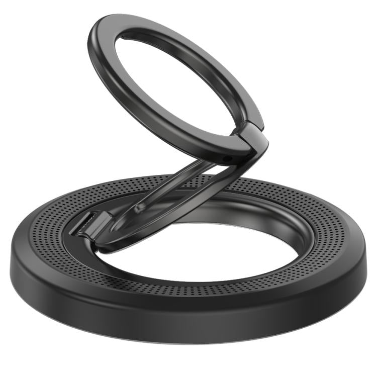 Soporte magnético para teléfono con hebilla de anillo y rotación de 360 grados