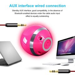 T&G A18 Ball Altavoz Bluetooth con luz LED M...