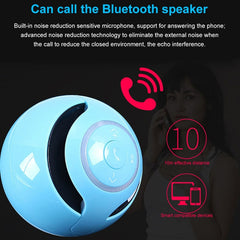 T&G A18 Ball Altavoz Bluetooth con luz LED M...