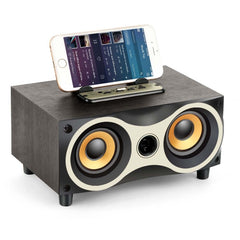 X6 Altavoz inalámbrico de madera portátil Su...