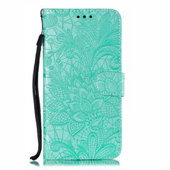 Funda de cuero con tapa horizontal con estam...