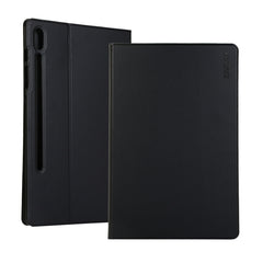 ENKAY Funda de cuero con tapa horizontal con...