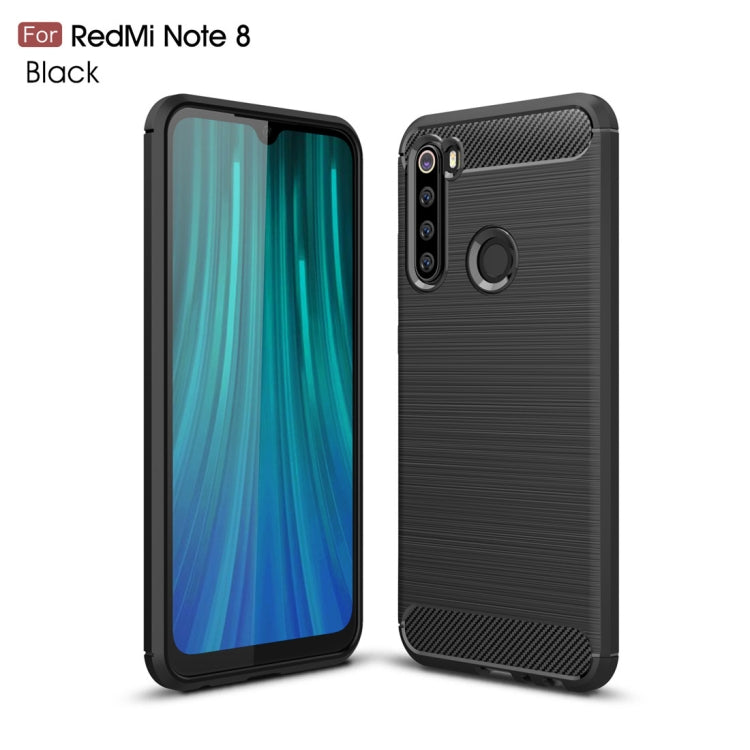 Para Xiaomi Redmi Note 8 Funda de TPU de fib...