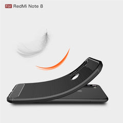 Para Xiaomi Redmi Note 8 Funda de TPU de fib...