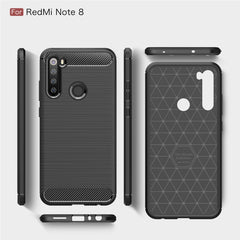 Para Xiaomi Redmi Note 8 Funda de TPU de fib...