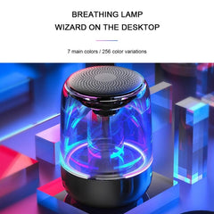 C7 Bluetooth 5.0 Altavoz LED transparente Su...