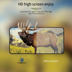 Película de vidrio templado curvo 3D PINWUYO...