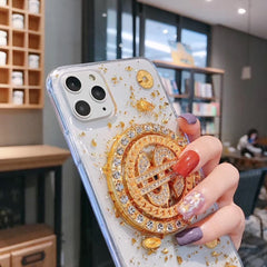 Estuche para teléfono con dispositivo de ali...