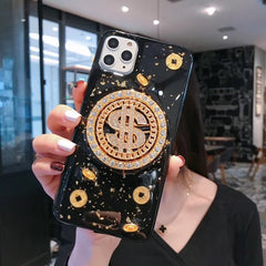 Estuche para teléfono con dispositivo de ali...