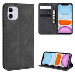 Para iPhone 11 Retro-skin Business Estuche d...