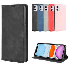 Para iPhone 11 Retro-skin Business Estuche d...