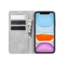 Para iPhone 11 Retro-skin Business Estuche d...