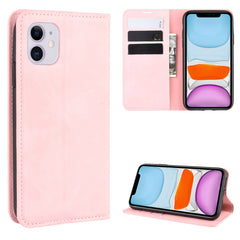 Para iPhone 11 Retro-skin Business Estuche d...