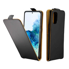Estuche de cuero TPU + PU con tapa vertical ...
