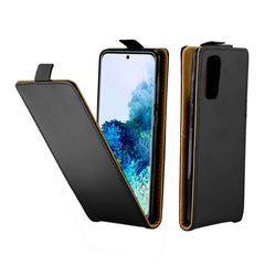 Estuche de cuero TPU + PU con tapa vertical ...