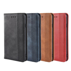 Para iPhone SE (2020) Funda de cuero con tap...