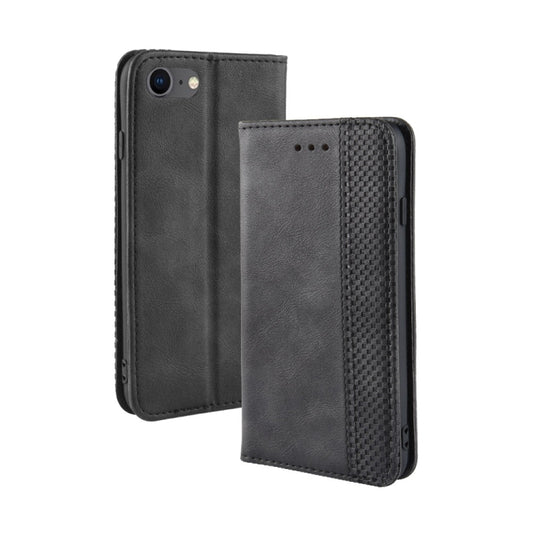 Para iPhone SE (2020) Funda de cuero con tap...