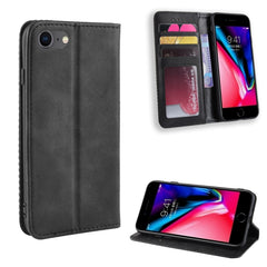 Para iPhone SE (2020) Funda de cuero con tap...