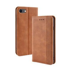 Para iPhone SE (2020) Funda de cuero con tap...