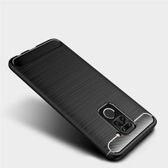 Para XiaomiRedmi Note9 Funda de TPU de fibra...