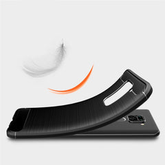 Para XiaomiRedmi Note9 Funda de TPU de fibra...