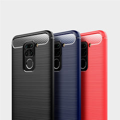 Para XiaomiRedmi Note9 Funda de TPU de fibra...