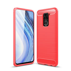 Para XiaomiRedmi Note9 Funda de TPU de fibra...