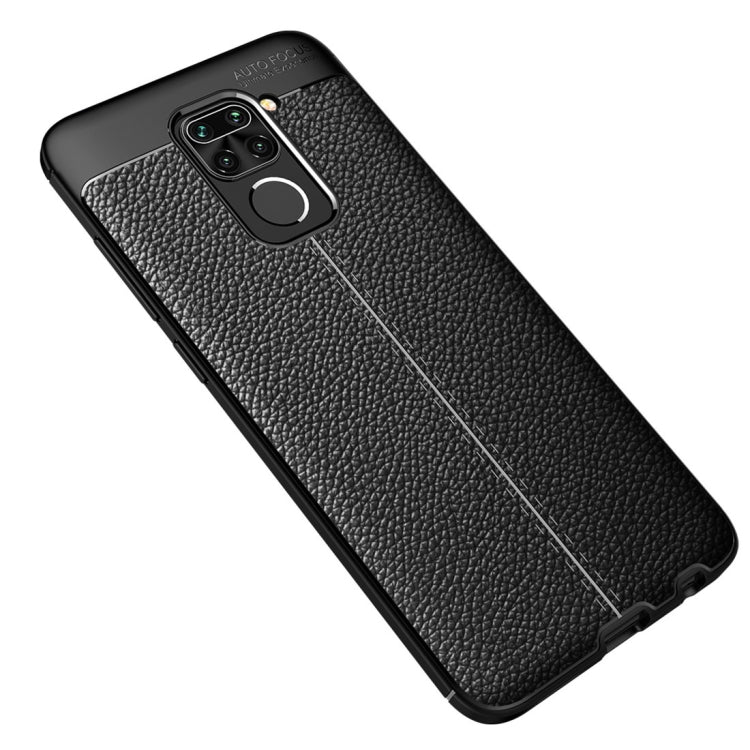 Para Xiaomi Redmi Note9 Litchi Texture TPU F...