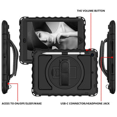 Para iPad 10.2 Estuche giratorio de 360 gr...