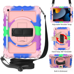 Para iPad 10.2 Estuche giratorio de 360 gr...
