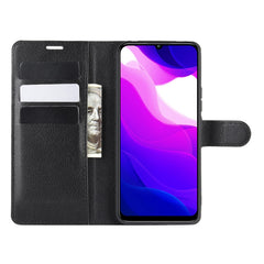 Para Xiaomi Mi Note 10 Lite Litchi Texture F...