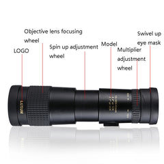 LUXUN 10-30x40 Mini telescopio de alta poten...