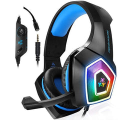 Auriculares para juegos con control de cable