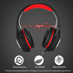 Auriculares para juegos con control de cable