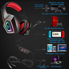 Auriculares para juegos con control de cable