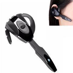 Auriculares con agujero negro y oreja colgante