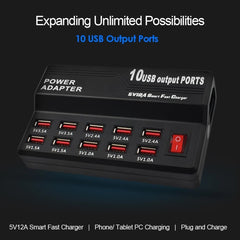 Interfaz USB de 100-240 V Cargador electróni...