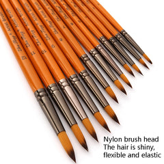 ZHU TING 12 unids/set poste de madera corto ...