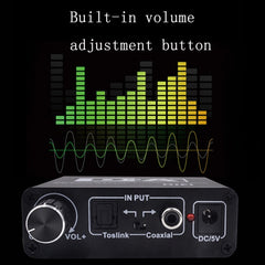 NK-C6 Convertidor de fibra óptica a audio an...