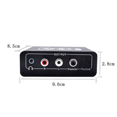 NK-C6 Convertidor de fibra óptica a audio an...