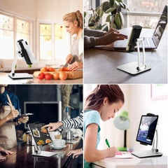 Soporte de tableta de teléfono móvil plegable de escritorio