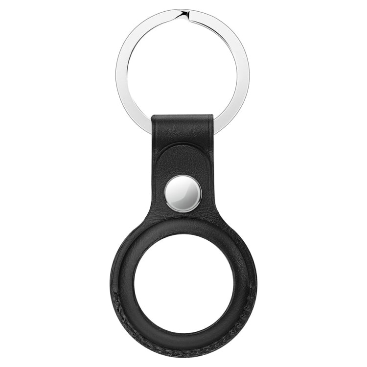 Funda protectora de cuero con hebilla colgante para Airtag